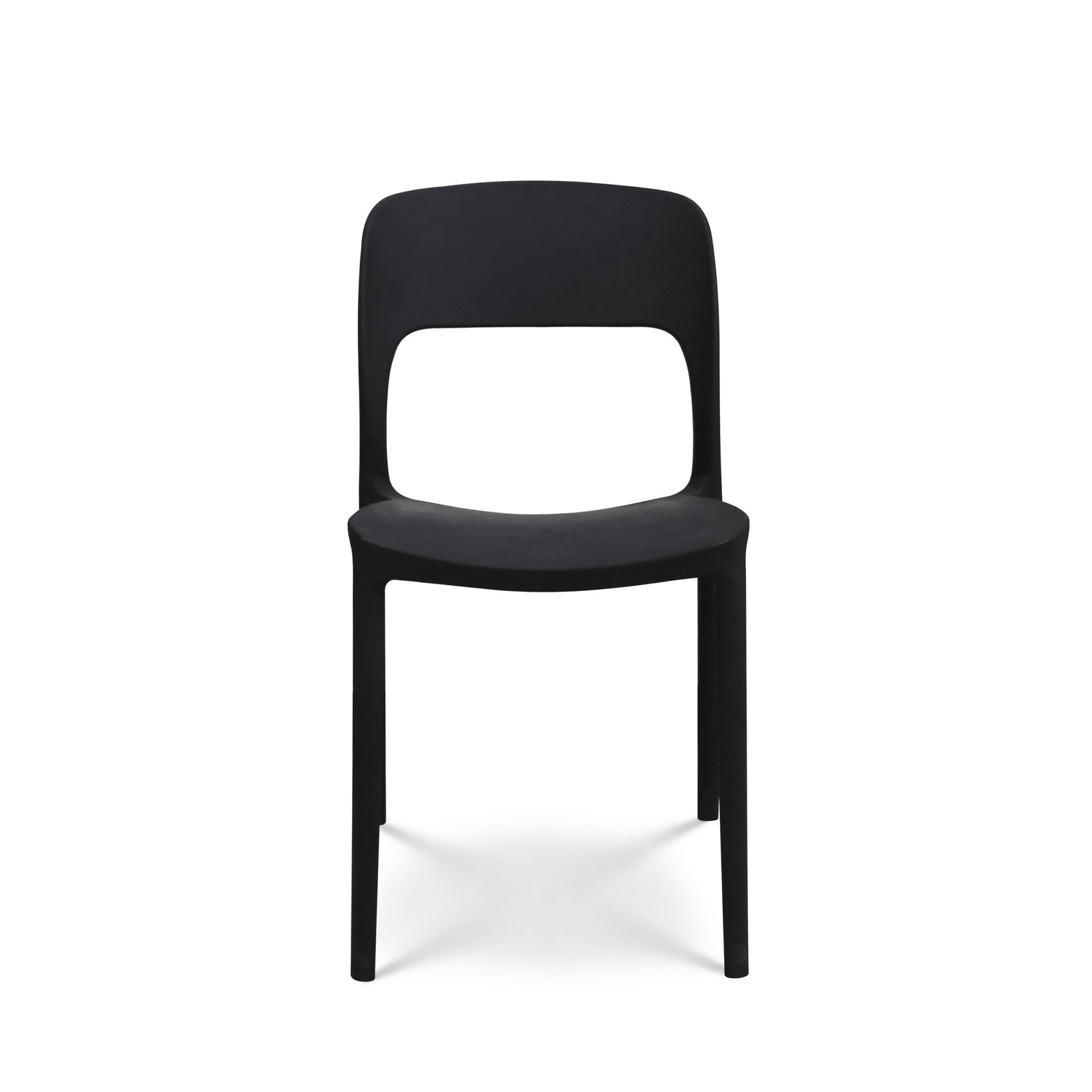 Black Patio Chair - Plastic - Image 4