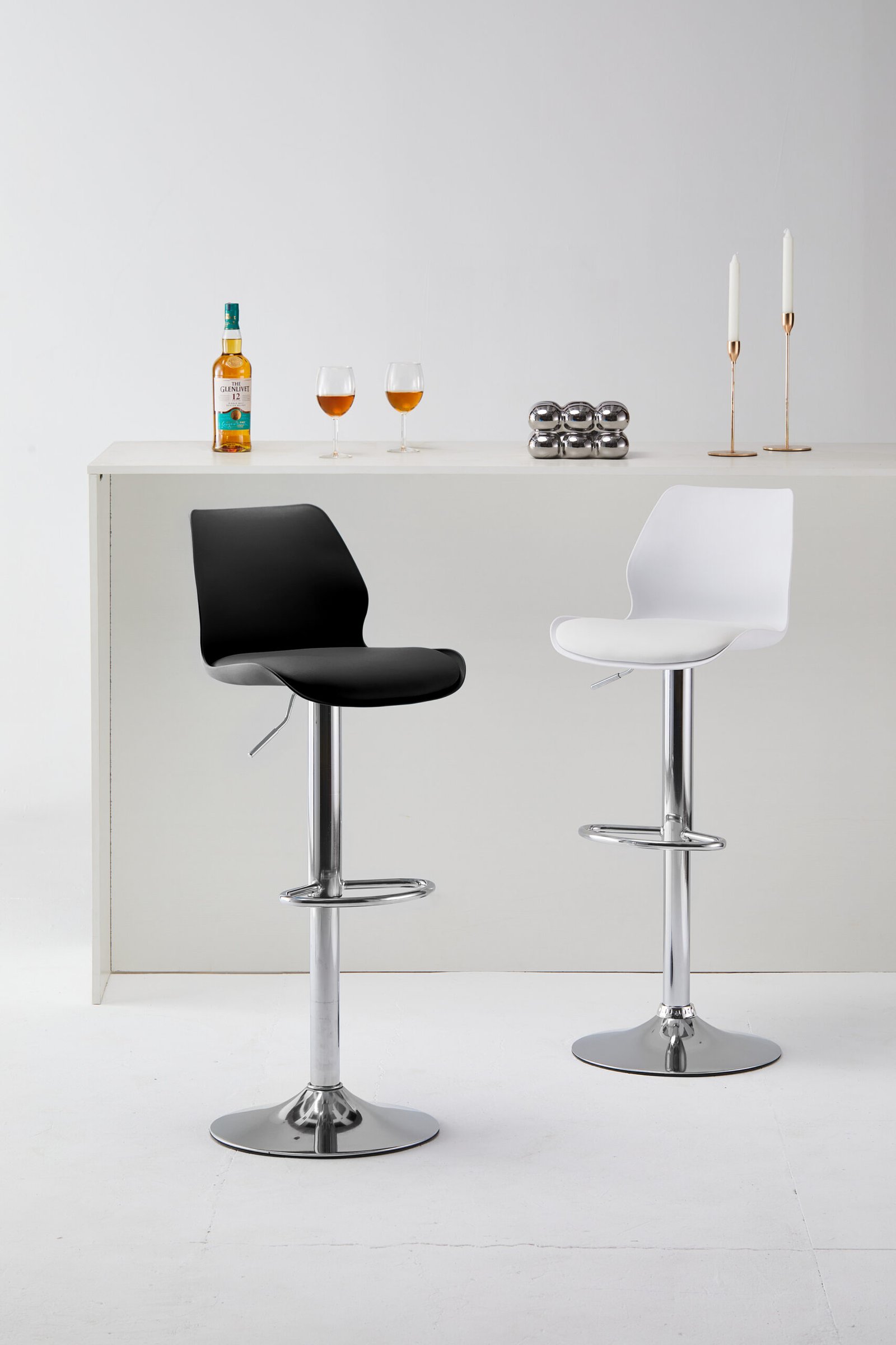 Foam Bar Stool - White VC1821B - Image 6
