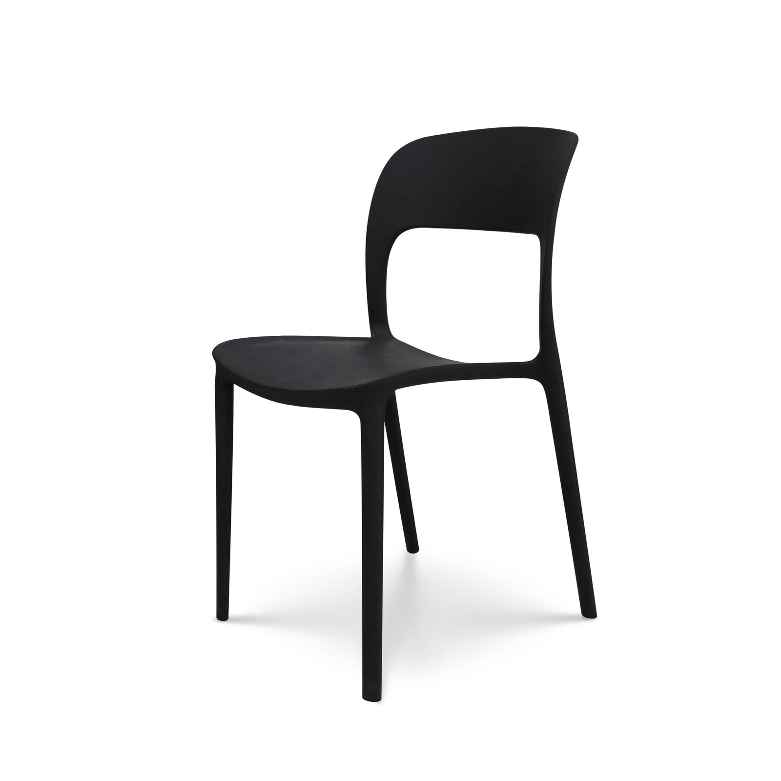 Black Patio Chair - Plastic