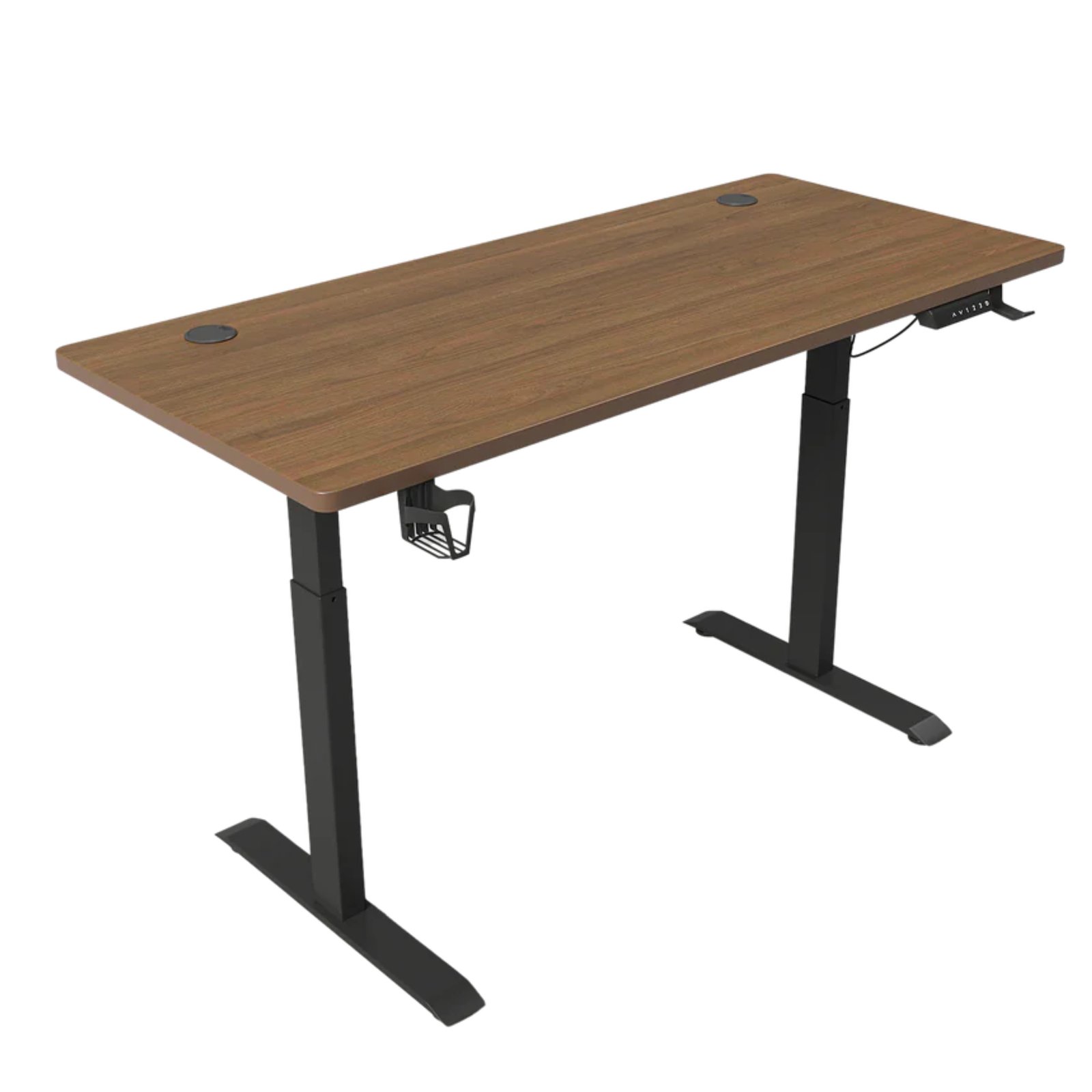 Height Adjustable Electronic Standing Desk - Walnut