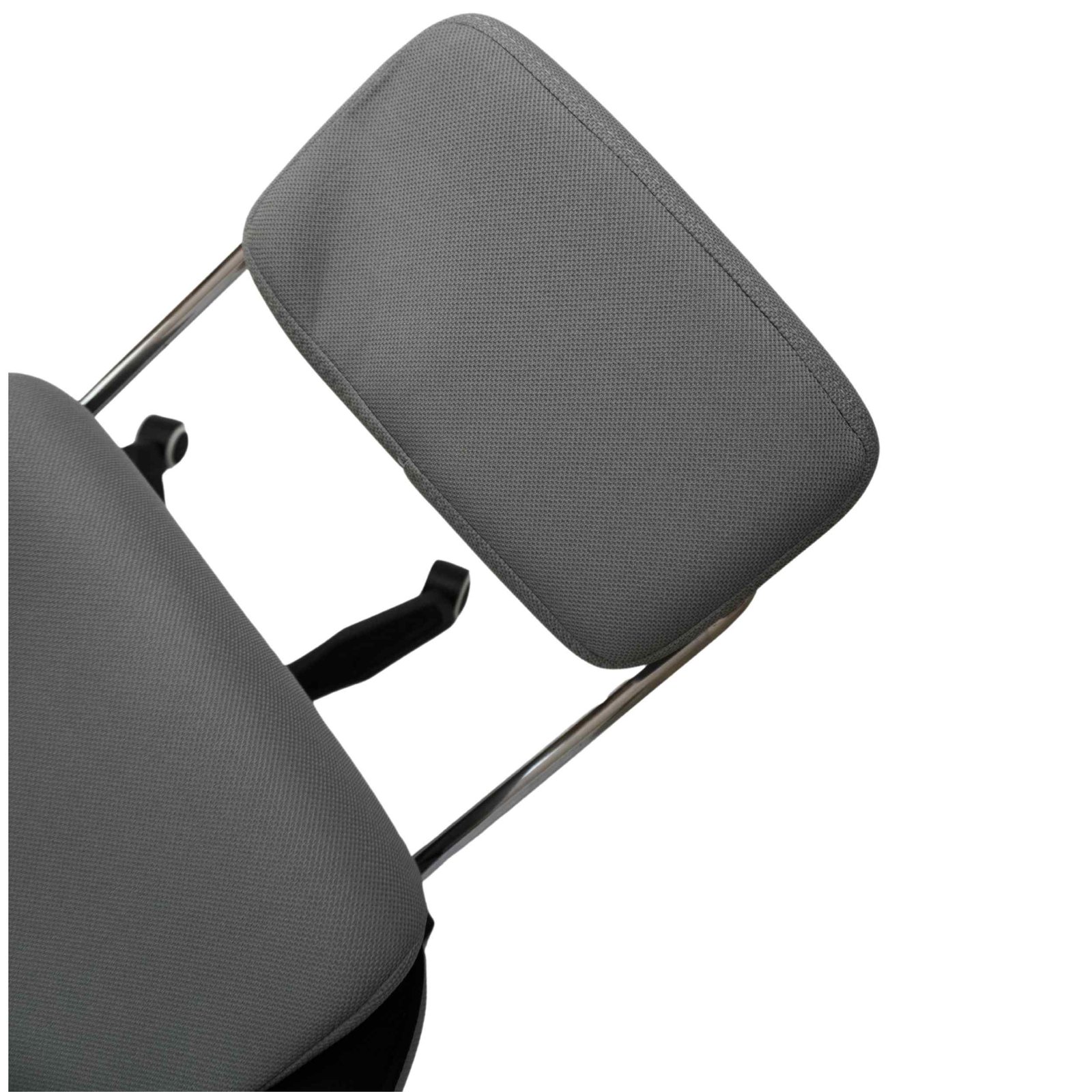 Leica Grey Gaming Chair with Massaging Cushion and Footrest (Fabric) - Image 14