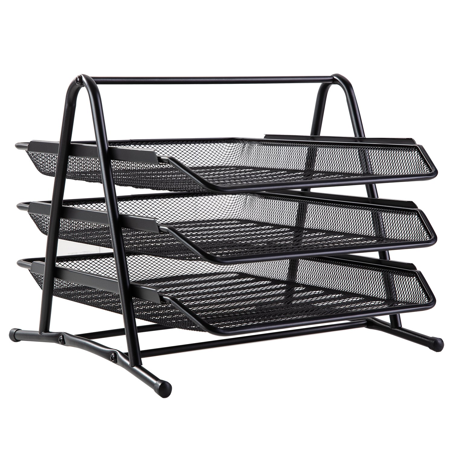 3-tier Mesh Black Letter Tray (9181) - Image 6