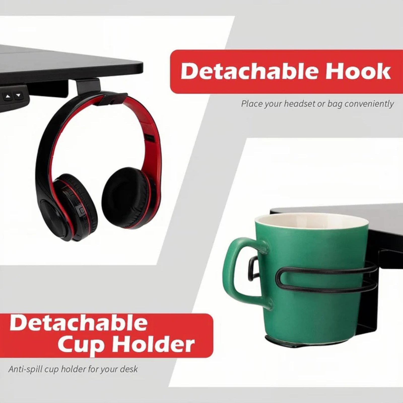 Height Adjustable Electronic Standing Desk - Walnut - Image 4