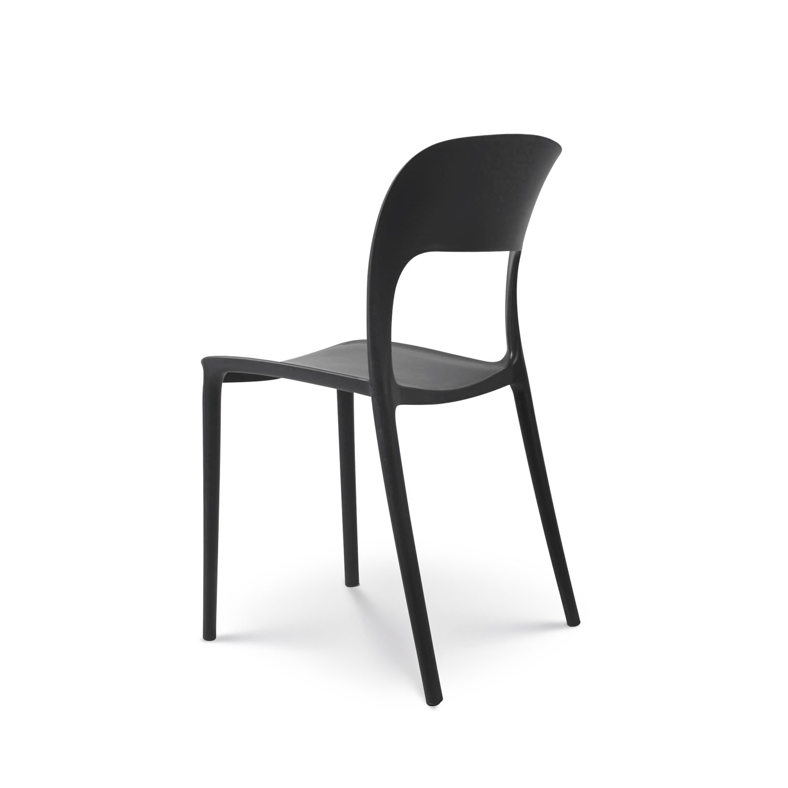 Black Patio Chair - Plastic - Image 6