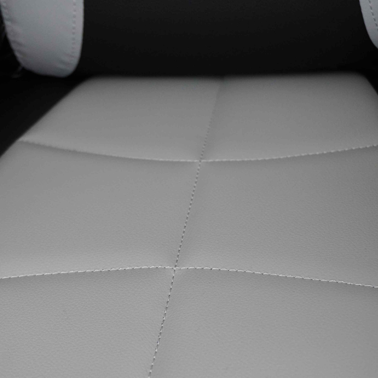 GameTech - Spider Grey Leather Gaming Chair with Massaging Cushion - Image 13