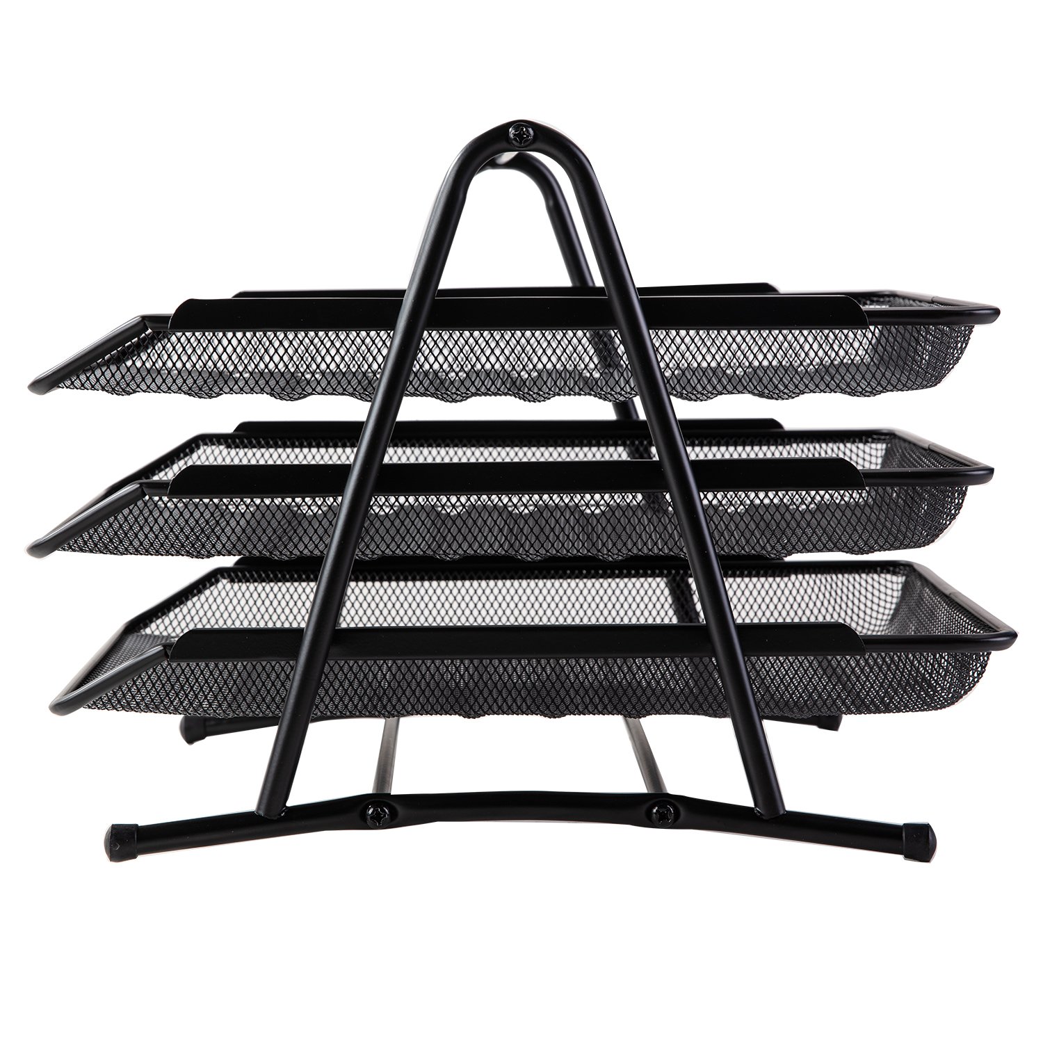3-tier Mesh Black Letter Tray (9181) - Image 7