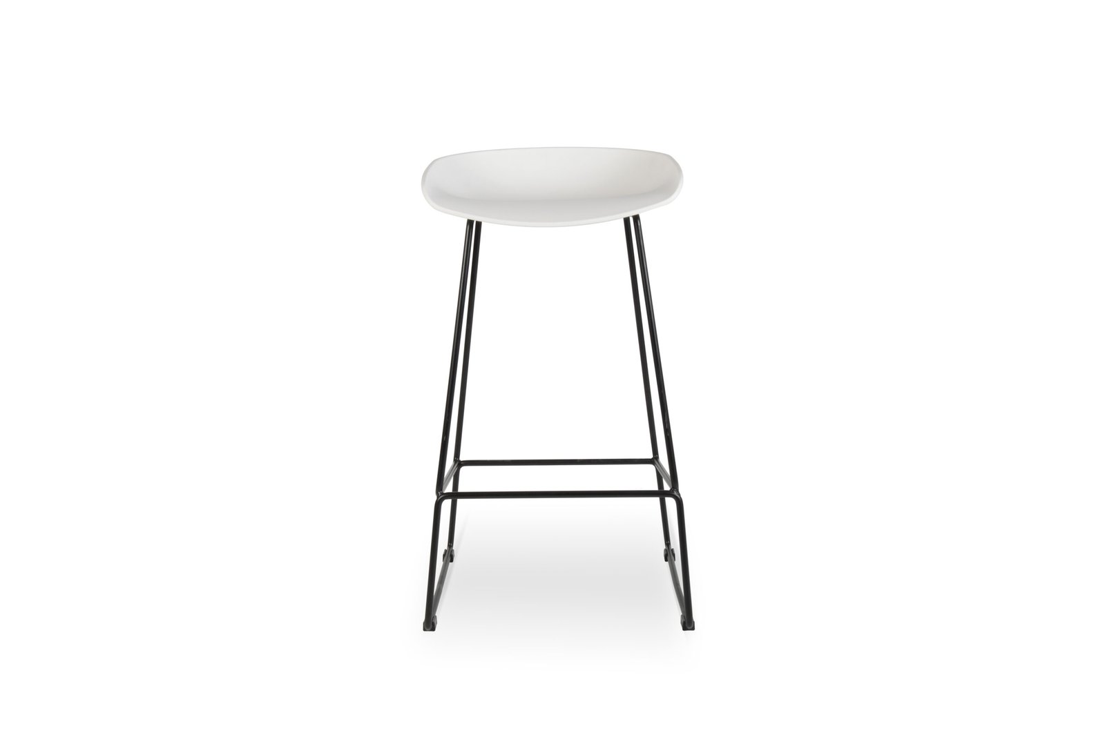 Minimalist White Barstool - VC1056T1 - Image 2