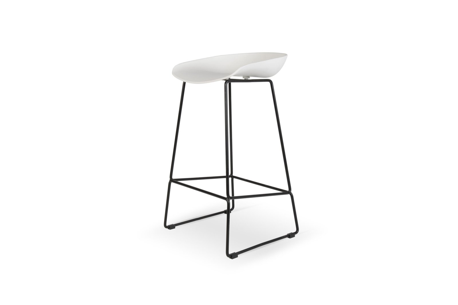 Minimalist White Barstool - VC1056T1