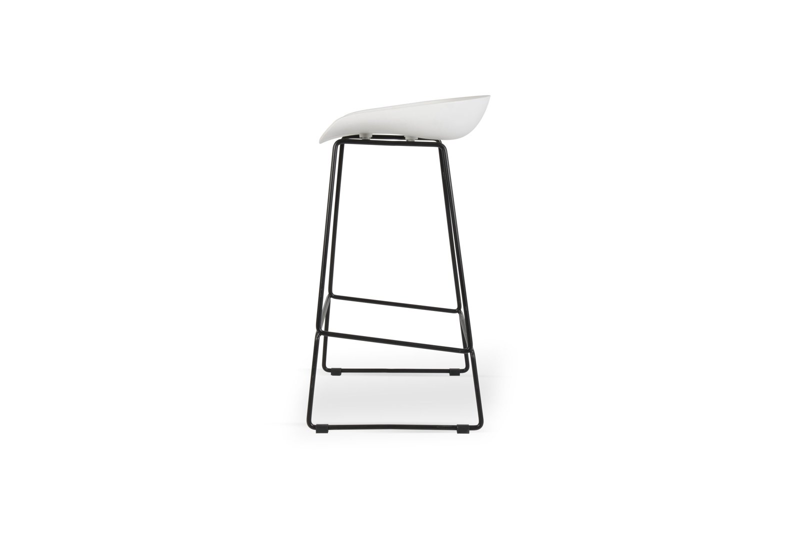 Minimalist White Barstool - VC1056T1 - Image 3