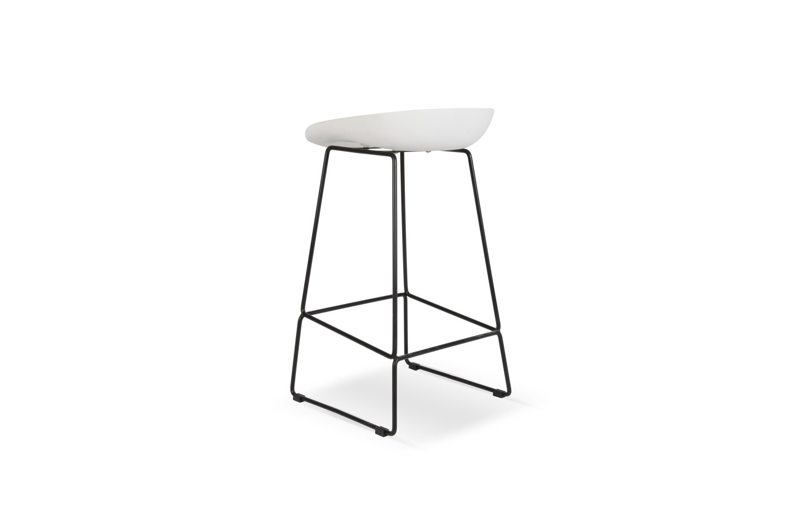 Minimalist White Barstool - VC1056T1 - Image 4