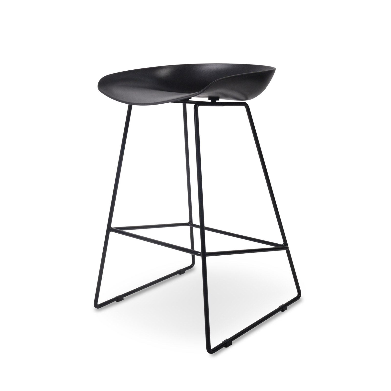 Minimalist Black Barstool - VC1056T1