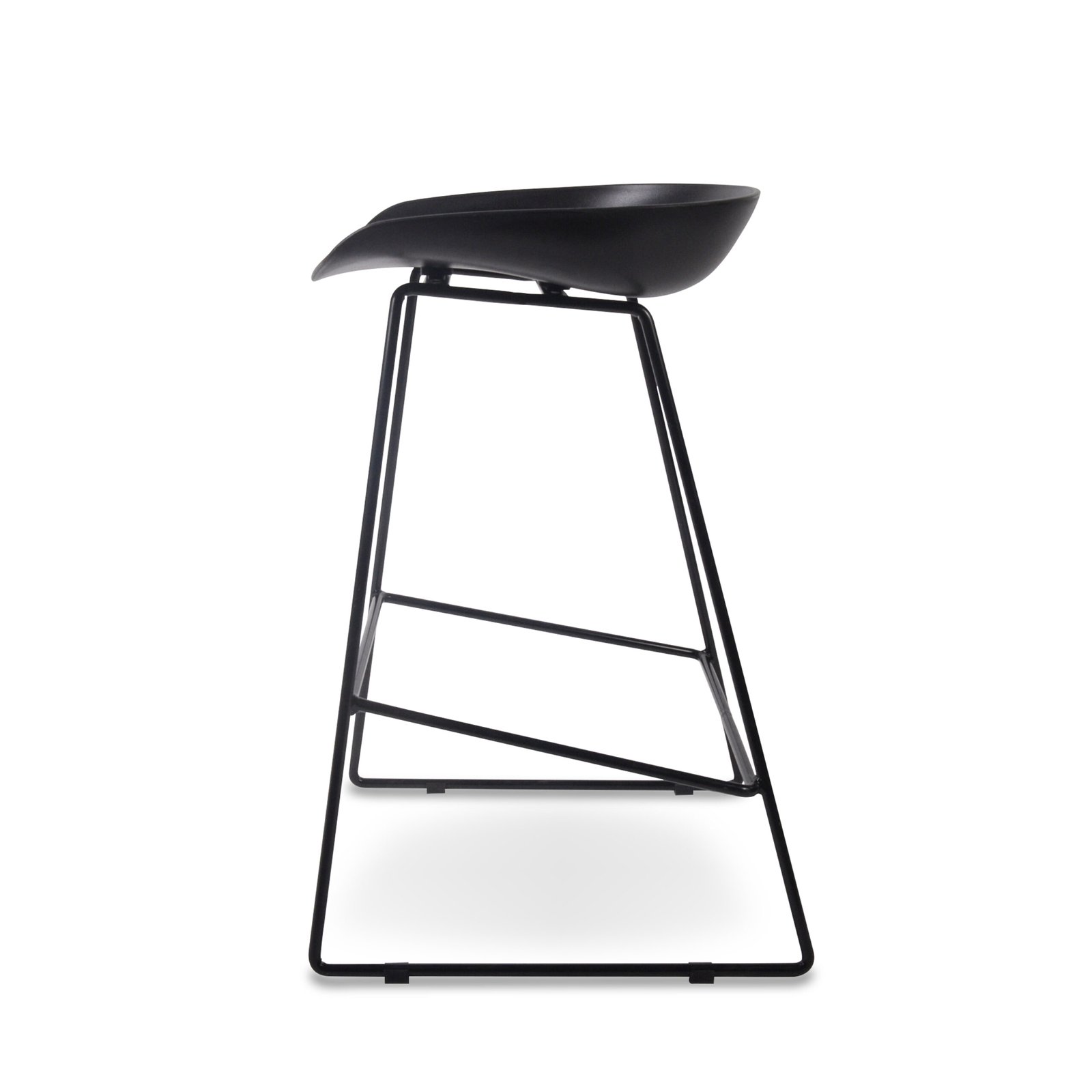 Minimalist Black Barstool - VC1056T1 - Image 3