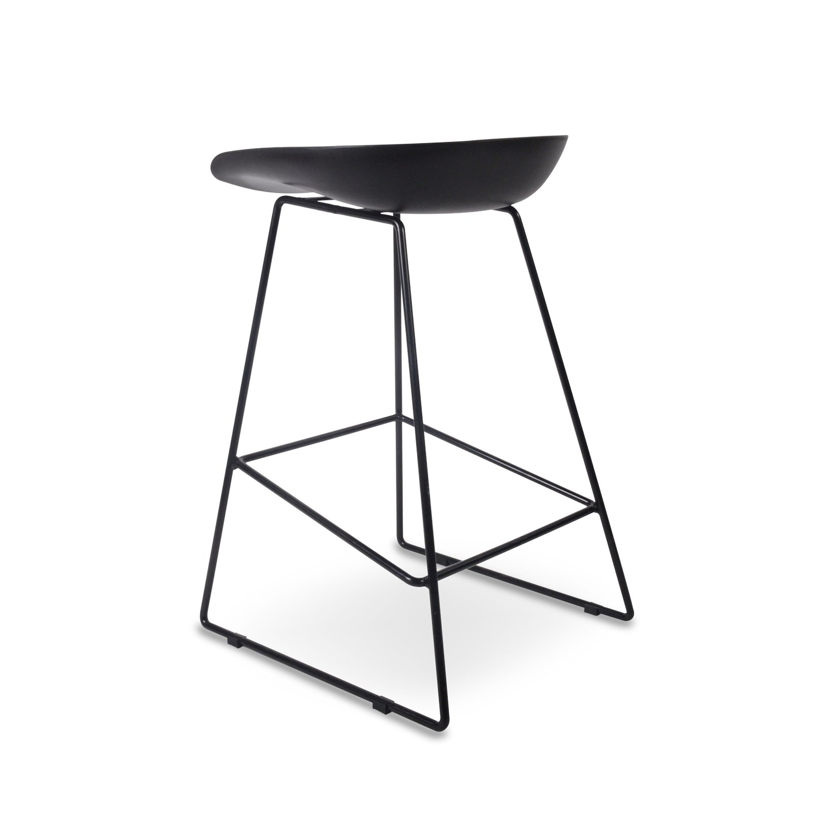 Minimalist Black Barstool - VC1056T1 - Image 4
