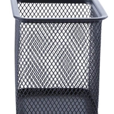 SQUARE SMALL PENCIL CUP (BLACK) - LD01-38-1