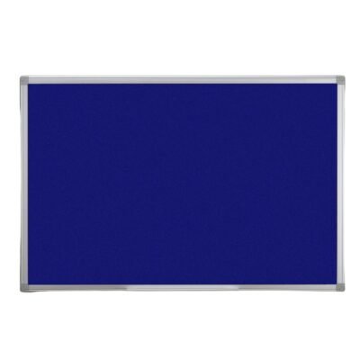 Felt Pinboard with Aluminium Frame – Blue (1000x1500mm)