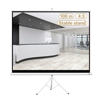 Deli Portable Projector Screen - 100inch - 50491