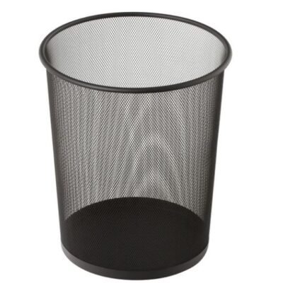 ROUND WASTEBIN (BLACK) - LD01-158