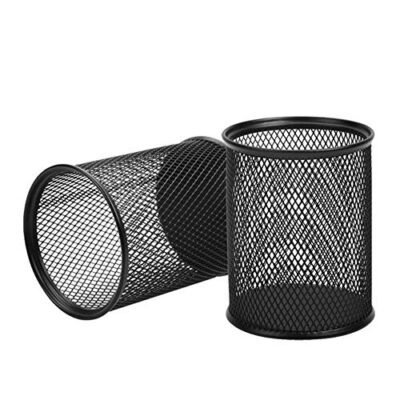 PUNCHING SMALL ROUND PENCIL CUP (BLACK) - LD01-188-3