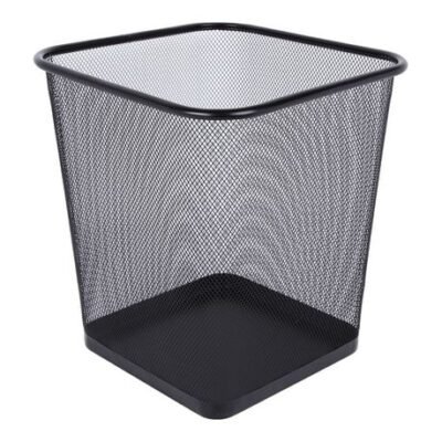 SQUARE WASTEBIN (BLACK) - LD01-128