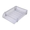 MESH STACKABLE LETTER TRAY ( SILVER) - LD01-119-5