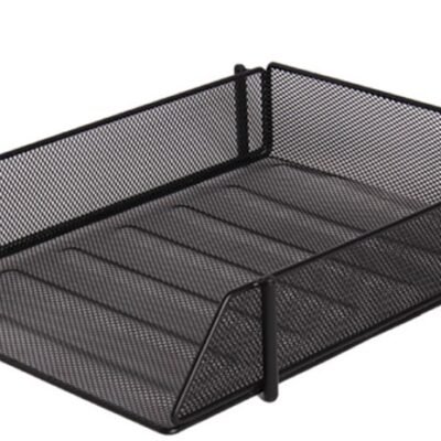 MESH STACKABLE LETTER TRAY ( BLACK) - LD01-118-5